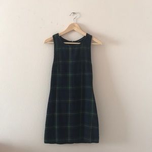 Brandy Melville Plaid Tartan Shift Dress